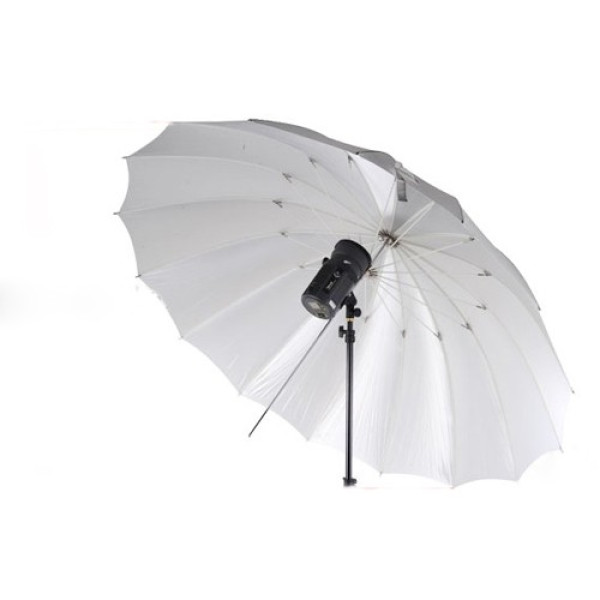 Зонт белый параболический Menik SM-8 150 см